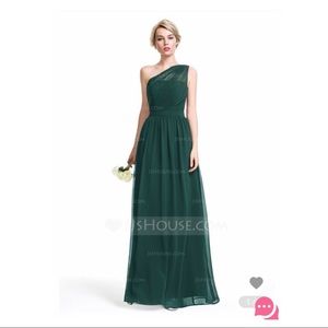 Sz 14 JJSHouse bridesmaid dress dark green